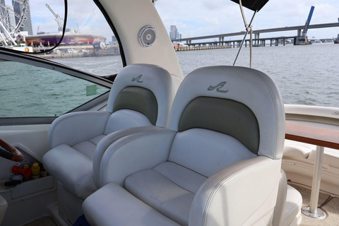 Miami: BYOB Private Yacht Cruise Play Your Own Music Private 37-Foot Sundancer Boat for up to 12 People
