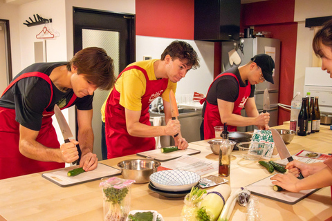 Tokyo : Cours de cuisine de type Izakaya avec dégustation de saké