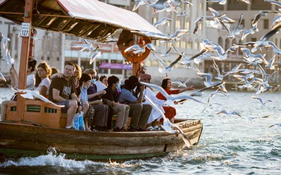 Dubai: Souks, Museen, geführte Tour über den Creek mit Abra Cruise