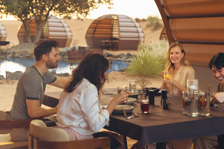 Dubai: Luxury Safari with Michelin-Curated 4-Course Dinner Luxury Desert Safari in a Private Car