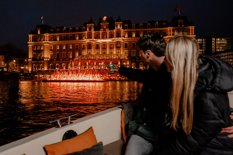 Amsterdam: Luxe Light Festival Cruise met Optionele DrankjesGedeelde Light Festival rondvaart zonder drankjes