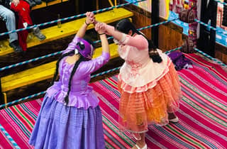 Offizielle Cholita-Wrestling-Show – Entdeckung mit Gastgeber