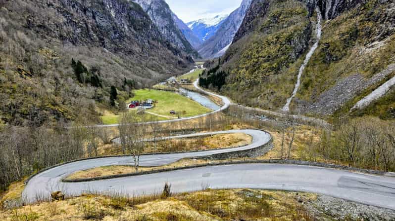 Flåm: Stalheim waterfall walk & Stegastein viewpoint drive