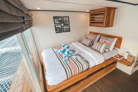 Labuan Bajo: 3-Day Komodo Sailing Luxury Boat with All Fees Deluxe Boat - Private Standar Room (2pax/room)