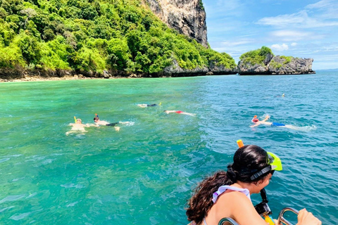 Krabi: 7 eilanden &amp; Railay in vroege ochtendKrabi: Wees de drukte voor met een vroege vogel 7-eilanden longtailboottocht