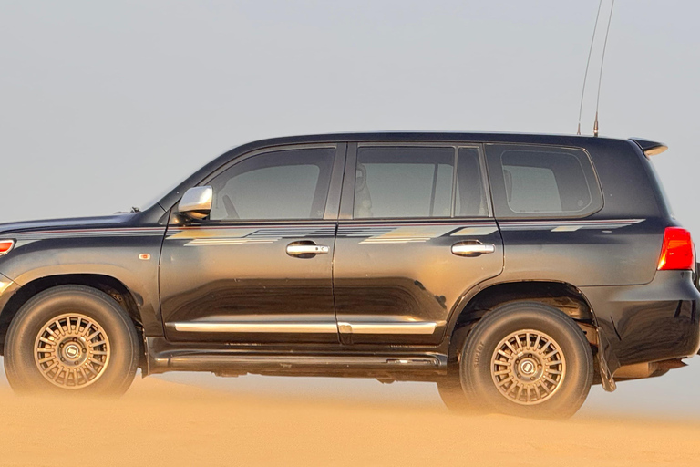 Doha: inland sea Tour With Dune Bashing &Sandboarding fun Doha: safari , camel ride, sandboarding hotel pickup
