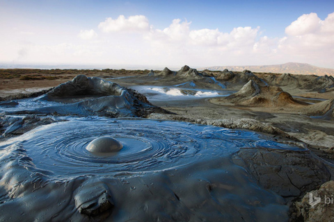 Absheron: Gobustan, Pink Lake, and Burning Mountain Tour