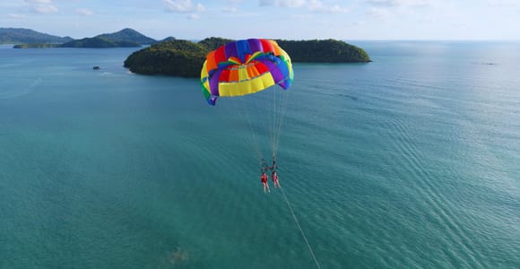 Soar Above Langkawi: Parasailing On Boat