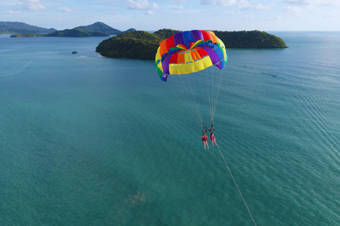 Soar Above Langkawi: Parasailing On Boat Parasailing On Boat SINGLE FLYER