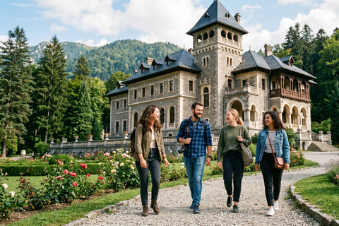 Skip-the-Line Dracula Castle, Peles, Cantacuzino & Brasov Skip-the-Line PRIVATE-MINIVAN-Entrance tickets are included
