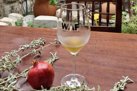 Crète : Visite de 2 vignobles avec dégustation de vin, huile d'olive et déjeuner