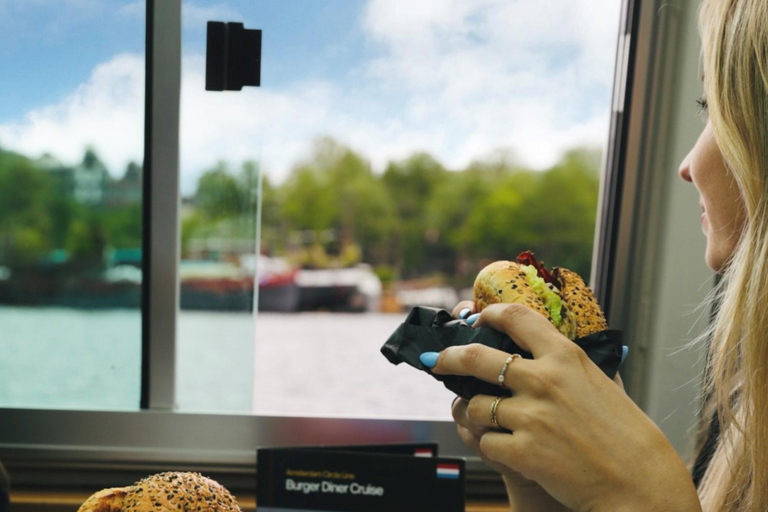 Amsterdam: Burger Cruise - Burgerbar & Canal Cruise Black Angus Beef Burger