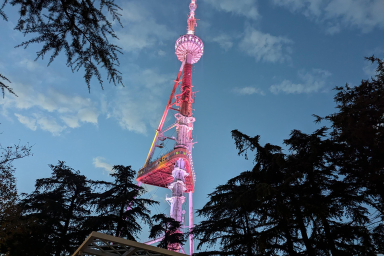 Tbilisi: Mtatsminda,Funicular tram,New cable car,Limonade