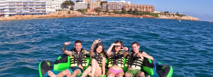 Salou : Promenade privée en canapé gonflable