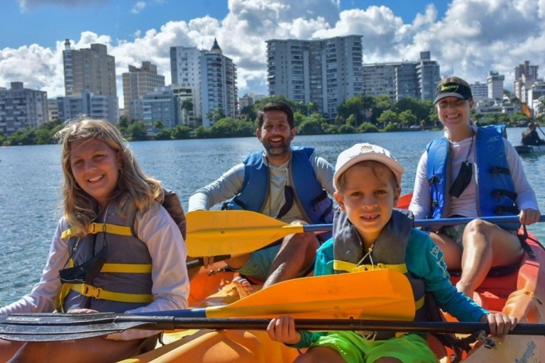San Juan : Visite guidée de la lagune de Condado en kayak/planche à voileOption journée paddleboard