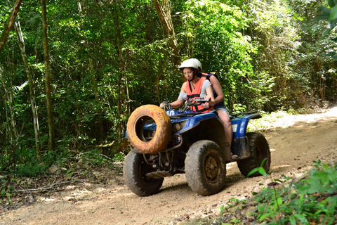 Cancun: Jungle ATV, Zipline, and Cenote Tour with Lunch