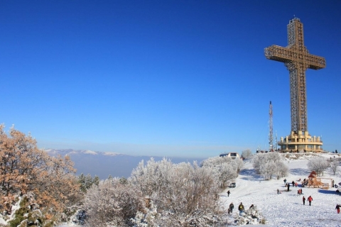Skopje vue du ciel : Une expérience de la montagne