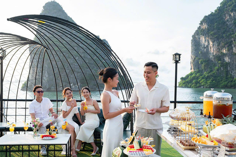 Ha Long Bay Day Trip: Luxury Cruise & Buffet Lunch & Jacuzzi Option 2: For Guests from Ha Long