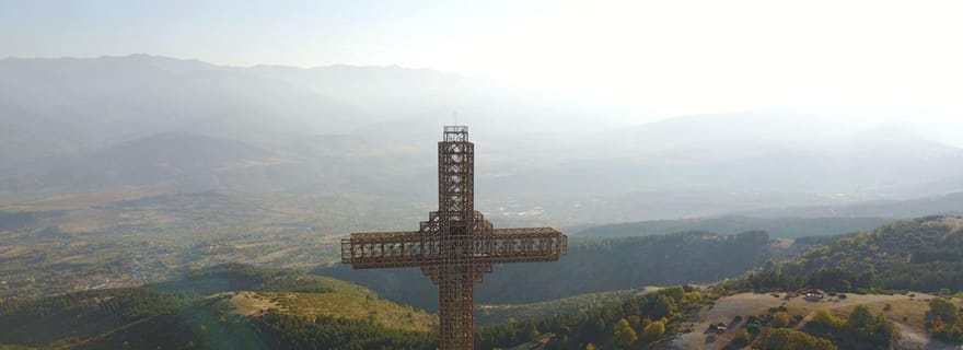 Skopje : Vodno, Croix du Millénaire, Panteleimon et Matka Canyon