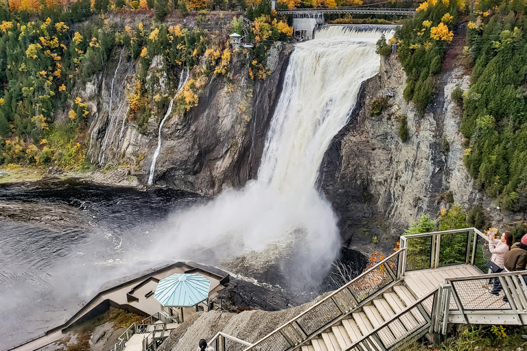 Ab Québec: Montmorency-Fall mit Seilbahn-FahrtTour mit Seilbahn-Hin- & Rückfahrt