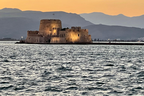 Viagem de 1 dia privada ao Canal de Corinto, Micenas e Nafplio