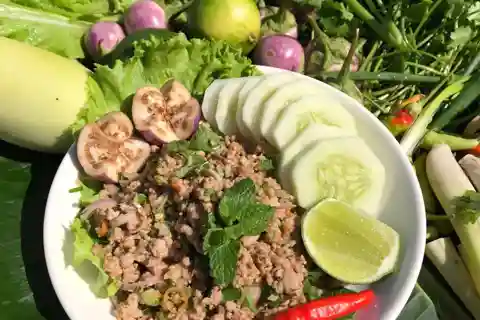 Luang Prabang : Cours de cuisine sur le Mékong avec prise en charge à l'hôtel