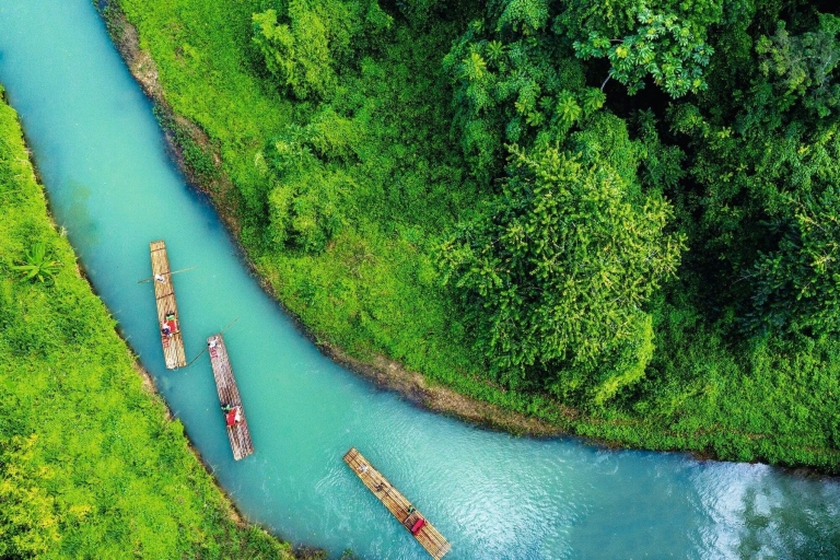 Jamajka: rafting Martha Brae i wycieczka po Luminous Lagoon