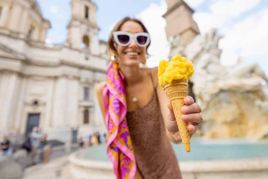 Gelato- und Pasta-Kochkurs in Rom - Piazza Navona