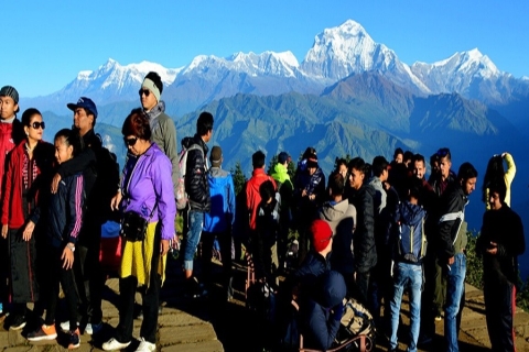 Au départ de Pokhara : 6 jours de randonnée privée à Poon Hill via Hot-SpringDepuis Pokhara : Trek pittoresque de 6 jours à Poon Hill via Hot-Spring