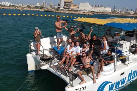 Tel Aviv: Plavba lodí po panoramatu se zastávkou na vodní aktivity
