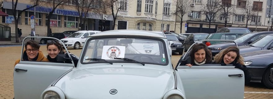 Sofia : Visite des vestiges communistes à bord d'une Trabant
