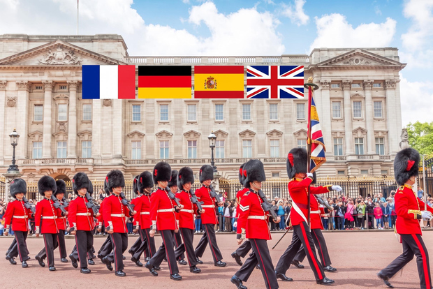 London: Upplevelse av Buckingham Palace och vaktavlösningen