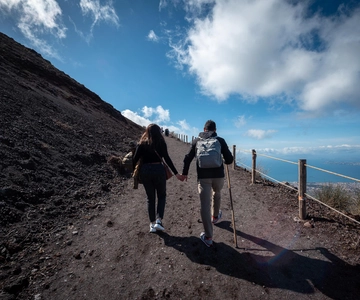 From Sorrento: Pompeii and Vesuvius Guided Tour with Lunch