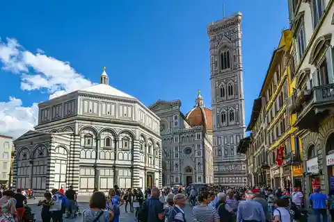 Hoppa över kön till Duomo, Baptisteriet och Giottos klocktorn