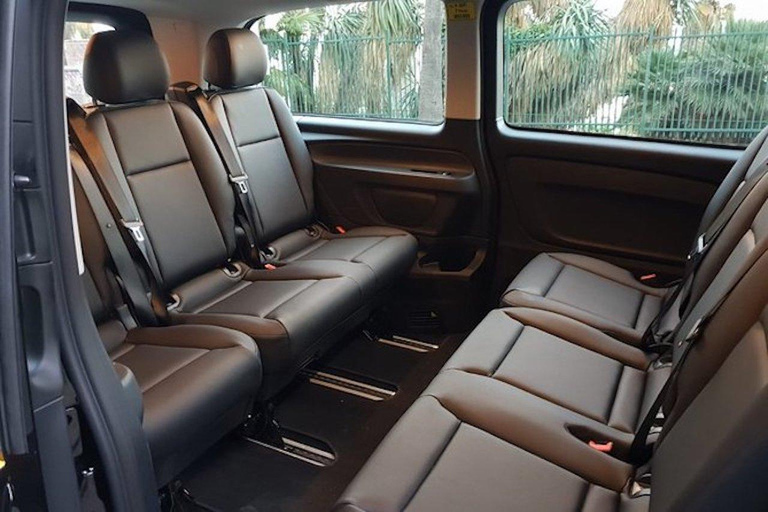 Barcelona: Private Transfer from the PORT to the City Center, 7-Person Van Barcelona:Private Transfer from the CITY TO THE PORT Van Mercedes 7 pax