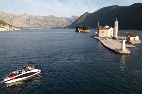 Kotor : Baie de Boka, Notre-Dame du Rocher et Grotte Bleue