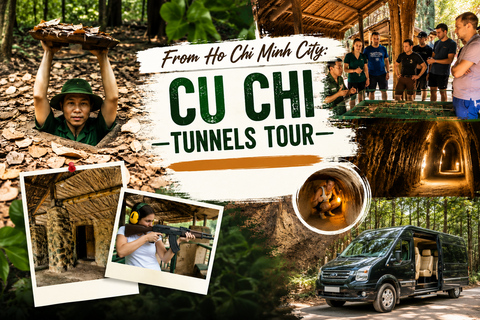 From Ho Chi Minh City: Cu Chi Tunnels Tour Group Tour Small Group