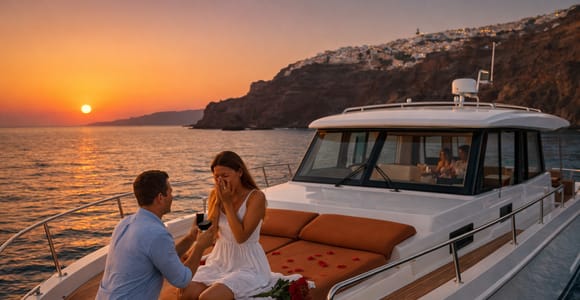 Santorini: Private Aimilianos Motor Yacht Cruise (2026)