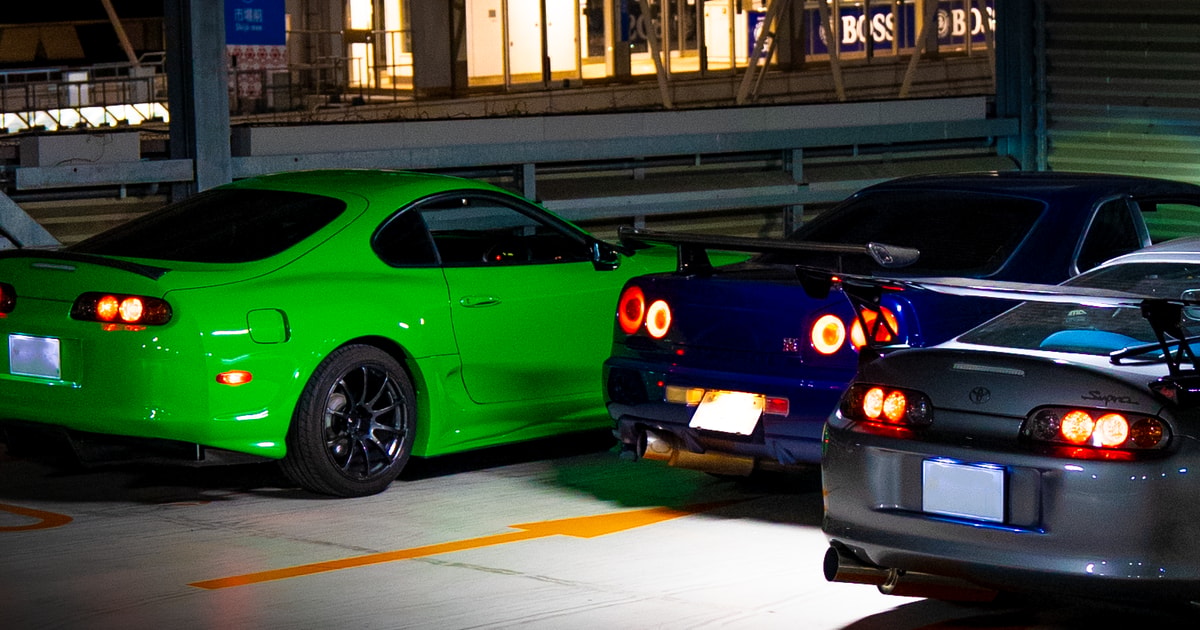 TOKYO RIDE: TOUR DAIKOKU CON R34 SKYLINE/SUPRA | GetYourGuide