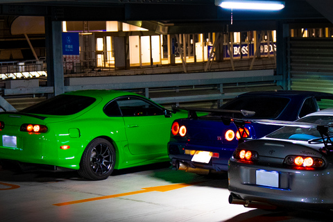 Tokyo: Night JDM Daikoku Experience in Supra/R34/Evo/R35/S15 Tokyo: Night JDM Daikoku Experience English Guide Gurantee