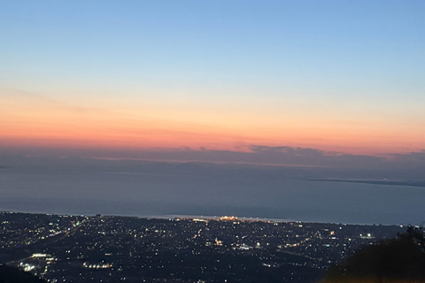 Patras : lever du soleil au mont Panachaiko en Jeep et petit-déjeuner grecPatras : lever du soleil au mont Panachaiko en 4x4 et petit-déjeuner grec