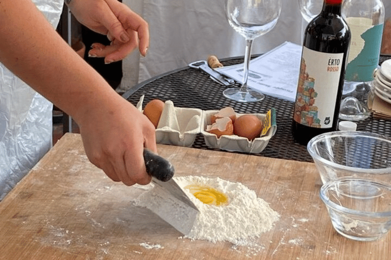 Genova: Homemade Pasta & Pesto Local Chef Class with Wine