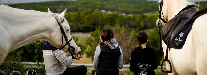 Majorque : Promenade à cheval au coucher du soleil avec boissons