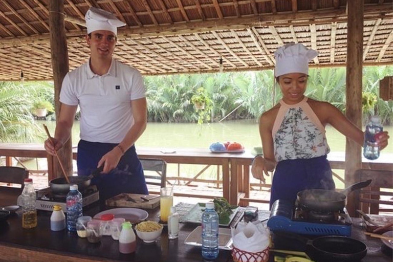 Hoi An: Bay Mau Cooking Class w Optional Market &Basket Boat Cooking Class only