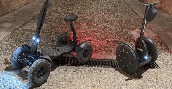 Rhodes: Rhodes by night Segway route