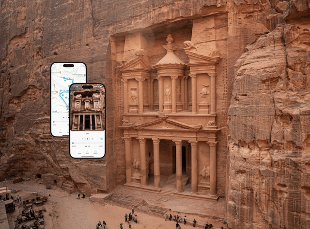 Petra: Wandeltour over de hoofdroute met mobiele app