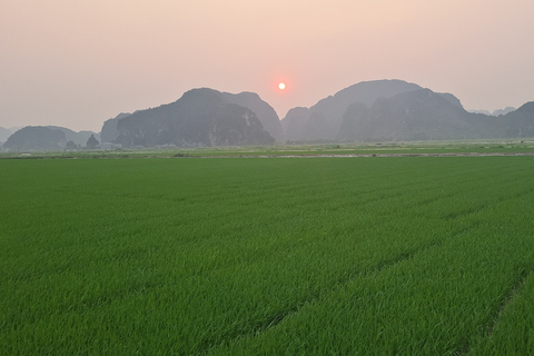 Ninh Binh liten grupp från Hanoi: Båt, cykel och vardagslivNinh Binh liten grupp från Hanoi: Båt, cykel och vandring