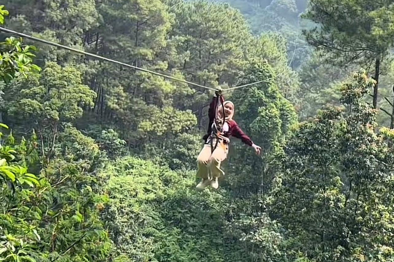 Jakarta/Bogor: Zipline Adventure, ATV, Waterfall & Transfer
