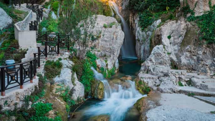 Benidorm: Algar Waterfalls Guided Tour with Lunch Option