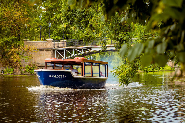 Riga: Audio-Guided Sightseeing Tour by Canal Boats